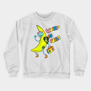 weirdo in public Crewneck Sweatshirt